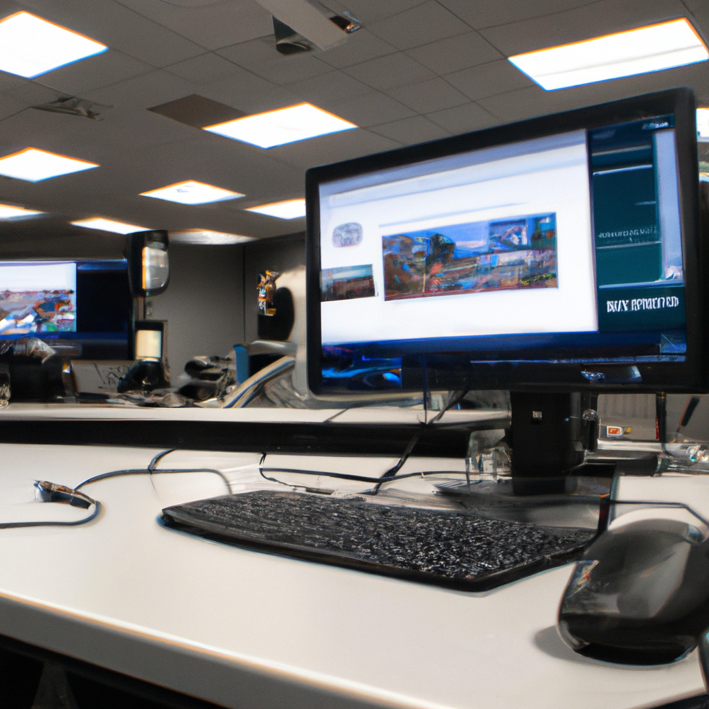 Students in a Canadian newsroom lab